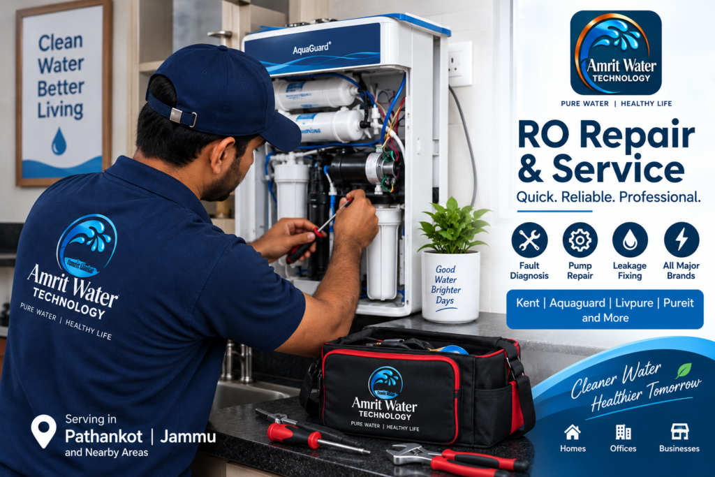 RO repair and service in Pathankot and Jammu